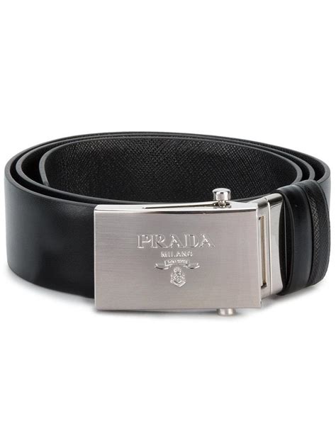 prada mens black seat belt buckle shoe size 7|Prada Mens Belts .